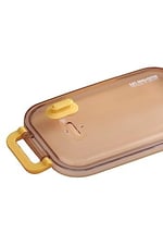 Vagonlife Bento 1400ml Lunchbox 2 Katlı Çelik Sefer Tası Yemek Kutusu (Pembe)