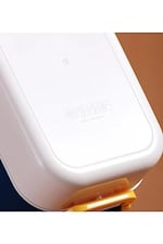 Vagonlife Bento 1600ml Lunchbox 2 Katlı Çelik Sefer Tası Yemek Kutusu (Mor) - Seçenekler: Mor, Lacivert, Sarı