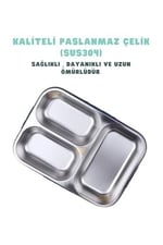 Vagonlife Bento 750ml Lunchbox Sevimli Dostlar Tek Katlı 3 Bölmeli Paslanmaz Çelik Sefer Tası Yemek Kutusu (Pembe Unicorn)