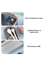 Vagonlife Bento Lunch Box Ofis-Okul İçin Yeni Nesil Sefer Tası -Çorba Kaseli Model-Paslanmaz Çelik Pembe