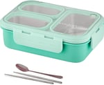 Vagonlife Lunch Box 620 ML Tek Kat Üç Bölmeli Metal Kaşıklı Yeni Nesil Sefer Tası-FFLBOX7097