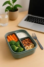Vakumlu Lunchbox Yemek Kabı – Sızdırmaz, Taşınabilir ve Sağlıklı Saklama Kutusu | Çatal Kaşık Bölmeli | Gıda Dostu (YAVRUAĞZI)