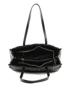 Valentino Bayan Tote Bag/Omuz Çantası/Shopper OCARINA Siyah Suni Deri Vegan