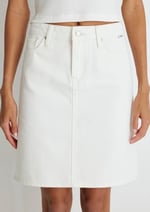 Valerie Casual Kırık Beyaz Jean Etek 1319887100