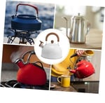 Valkyrie 3L Düdüklü Kettle Su Isıtıcı Çaydanlık Paslanmaz Çelik Yüksek Islıklı Beyaz
