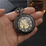 Valkyrie Kutulu Kurmalı Köstekli Mekanik İskelet Cep Saati