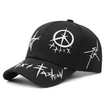 Valkyrie Trucker Şapka Unisex Metal Tokalı Ayarlanabilir Beyzbol Siyah
