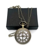 Valkyrie Vintage Kutulu Retro Rakamlı Köstekli Saat - Cep Saati