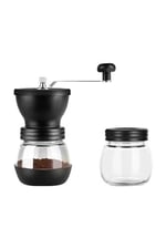 valletta Matera Coffe Grinder Seramik Öğütücülü Cam Kahve Değirmeni Öğütücüsü