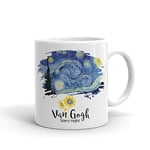 Van Gogh Starry Night Seramik Kupa Bardak