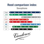 Vandoren SR222 Tenor Saksafon Geleneksel Kamışları Sertlik 2; 5'li Kutu