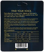 Vandoren SRMIXA25 Alto Sax Jazz Reed Karışık Kart her biri 1 adet ZZ, V16, JAVA ve JAVA Red Strength 2.5 içerir