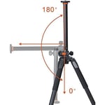 Vanguard Alta Pro 263AB 100 Alüminyum Tripod, SBH-100 Küresel Başlı, Sony, Nikon, Canon DSLR Kameralar için, Siyah
