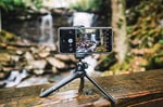 VANGUARD Vesta Mini Alüminyum Masa Üstü Tripod Akıllı Telefon Tutuculu