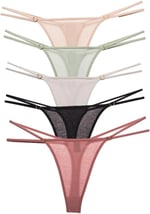 Vanilya Secret İpli Tanga Pamuk 5'Li Paket