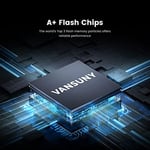 Vansuny 250 GB Taşınabilir Harici SSD, USB 3.1 Gen2 430 MB/s Yüksek Hızlı Veri Transferi, PC, Dizüstü Bilgisayar, Telefonlar ve Daha Fazlası için Metal USB C Mini Taşınabilir Harici Katı Hal Sürücüsü