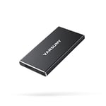 Vansuny 250 GB Taşınabilir Harici SSD, USB 3.1 Gen2 430 MB/s Yüksek Hızlı Veri Transferi, PC, Dizüstü Bilgisayar, Telefonlar ve Daha Fazlası için Metal USB C Mini Taşınabilir Harici Katı Hal Sürücüsü