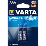 VARTA Longlife Power 2 AAA Alkalin İnce Kalem Pil - Seçenekler: 2 adet, 2 unidades, 2li, 4lü, 6lı