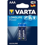 VARTA Longlife Power 2 AAA Alkalin İnce Kalem Pil - Seçenekler: 2 adet, 2 unidades, 2li, 4lü, 6lı