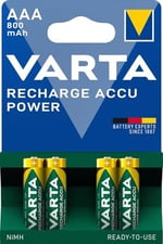 VARTA RECHARGE ACCU Power AAA 800mAh Blister 4