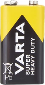 VARTA Superlife 1 x 9 V Çinko Karbon Pil