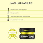 VASSO Saç Şekillendirici Mat Wax | Tüm Saç Tipleri | Doğal Tutuş ve Mat Görünüm | MATTE PASTE Apex 150 ml