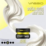 VASSO Saç Şekillendirici Mat Wax | Tüm Saç Tipleri | Doğal Tutuş ve Mat Görünüm | MATTE PASTE Apex 150 ml
