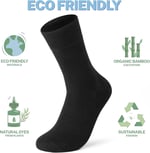 Vegan Ve Organik Bambu Unisex Soket Gri Çorap 6'lı