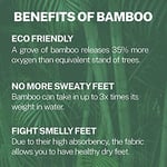 Vegan Ve Organik Bambu Unisex Soket Siyah Çorap 6'lı