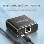 VegGieg 1 Giriş 2 Çıkış RJ45 Gigabit Ethernet Çoklayıcı Splitter Adaptör