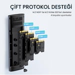 VegGieg 10Gbps USB 3.1 GeN2 M.2 SATA NGFF NVME SSD Disk Kutusu