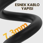 VegGieg 4K 30Hz DisplayPort to HDMI Dönüştürücü Kablo 3 Metre - Seçenekler: 3 Metre, 1.5 Metre, 5 Metre