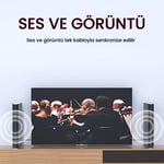 VegGieg 4K 30Hz DisplayPort to HDMI Dönüştürücü Kablo 3 Metre - Seçenekler: 3 Metre, 1.5 Metre, 5 Metre