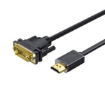 VegGieg DVI 24+1 to HDMI 2K Dönüştürücü Monitör Kablosu 1.5 Metre