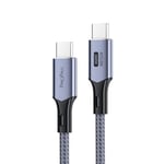 Veggieg USB 4.0 E-Mark 240W 40Gbps Thunderbolt 4 8K 60Hz Type-C Görüntü Hızlı Şarj ve Data Kablosu 1 Metre - Seçenekler: 1 Metre, 0.5 Metre, 2 Metre