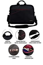 Vegmann AV6900 Dizüstü bilgisayar bölmesi 15,6 inç | Laptop çantası |Bay Bayan çantası | Postacı Çantası | Omuz çantası | İş çantası evrak çantası | MacBook dizüstü bilgisayar
