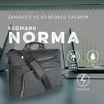 Vegmann Norma Dizüstü Bilgisayar Uyumlu Evrak ve Laptop Çantası