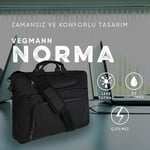Vegmann Norma Dizüstü Bilgisayar Uyumlu Evrak ve Laptop Çantası