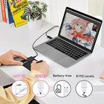 VEIKK OSU Tablet Grafik Tablet VK430 4x3 inç, Pilsiz Stylus 290RPS Raporlama Hızı, 8192 Baskı Hassasiyeti ve 4 Kullanılabilir Tuş, Windows/Android/Mac/Chrome OS ile Uyumlu