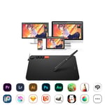 Veikk VO1060 10x6 4 Kısayol Tuşlu Sağ/Sol El Uyumlu Grafik Tablet+Kalem