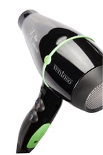 Ventoso V3 Megaturbo5500 Verde 2500 W Profesyonel Saç Kurutma ve Fön Makinesi Siyah