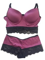 Venüs Dolgulu Bralet Takım Kırmızı 80B