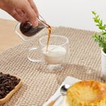 VENVENWEAVS Espresso Bardak Seti 4,Çift Duvar 2.5oz Bacalı Espresso Shot Bardakları,Espresso Makinesi İçin Espresso Aksesuarları,Şeffaf Espresso Shot Cam Hediye Seti