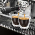 VENVENWEAVS Espresso Bardak Seti 4,Çift Duvar 2.5oz Bacalı Espresso Shot Bardakları,Espresso Makinesi İçin Espresso Aksesuarları,Şeffaf Espresso Shot Cam Hediye Seti