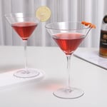 VENVENWEAVS Martini Bardakları 2'li Set, El Üflemeli Kristal Martini Bardakları, Espresso Martini, Cosmopolitan, Manhattan,Gimlet,Home Bar,Kokteyl Partisi,Martini Züccaciye Hediye seti