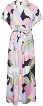 VERO MODA VMCIA ILA SS CALF DRESS WVN Elbise Kadın