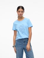 VERO MODA VMFRANCIS SEA SS TOP BOX JRS POP3 Tişört Kadın
