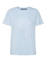 VERO MODA VMFRANCIS SEA SS TOP BOX JRS POP3 Tişört Kadın