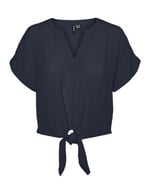 VERO MODA VMGABBI SS CROPPED TIE TOP WVN GA Tişört Kadın