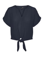 VERO MODA VMGABBI SS CROPPED TIE TOP WVN GA Tişört Kadın